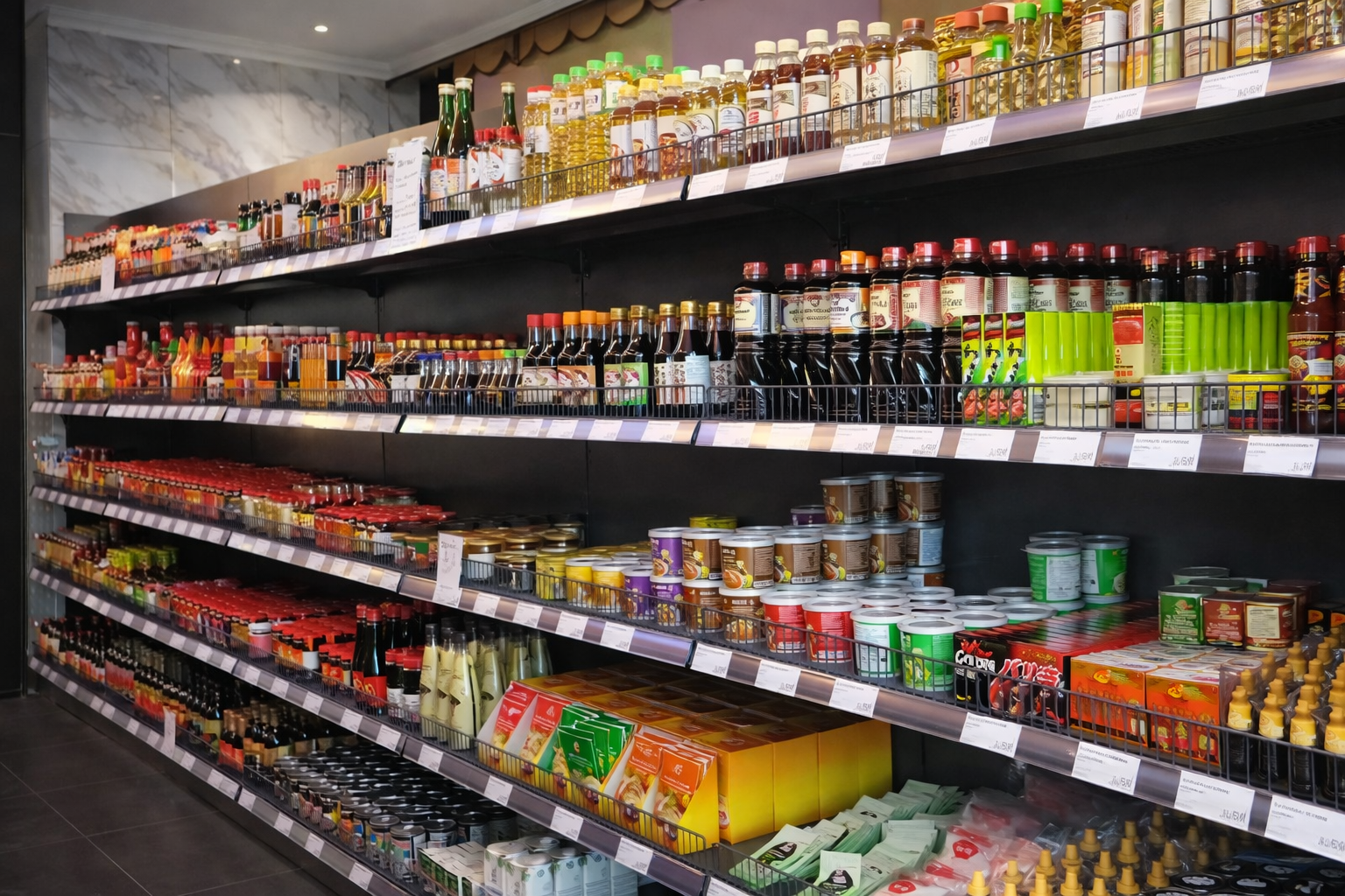 Rayons produits asiatiques L&J Market